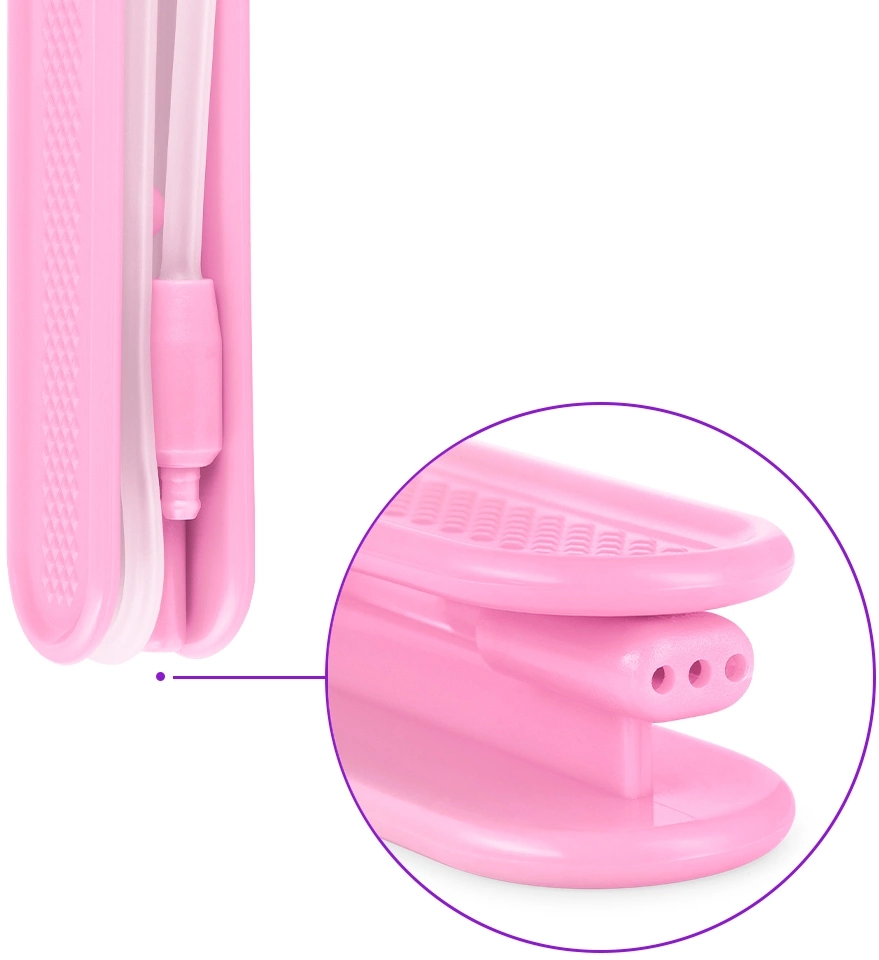 Ирригатор Kitfort КТ-2957-1 портатив. импульсн. 2насад. розовый/белый