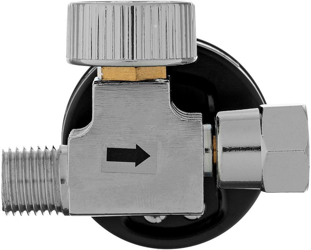 Регулятор давления для компрессоров Denzel K1500 1500л/мин черный