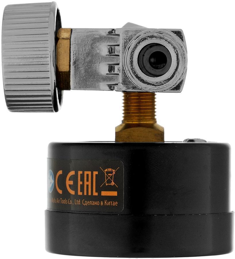 Регулятор давления для компрессоров Denzel K1500 1500л/мин черный