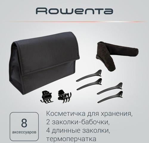 Мульти-Стайлер Rowenta CF4230F0 46Вт розовый/черный макс.темп.:190С покрытие:керамическое (1830008185)
