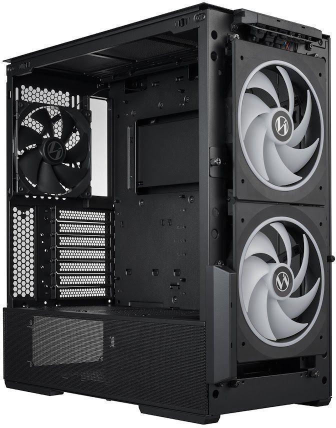 Корпус Lian-Li Lancool 216 черный без БП ATX 2x120mm 2x140mm 2xUSB3.0 audio bott PSU