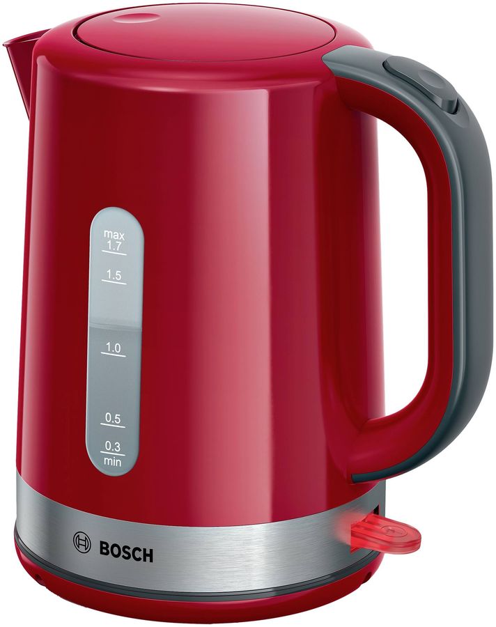 Чайник электрический Bosch TWK6A514 1.7л. 2200Вт красный корпус: пластик