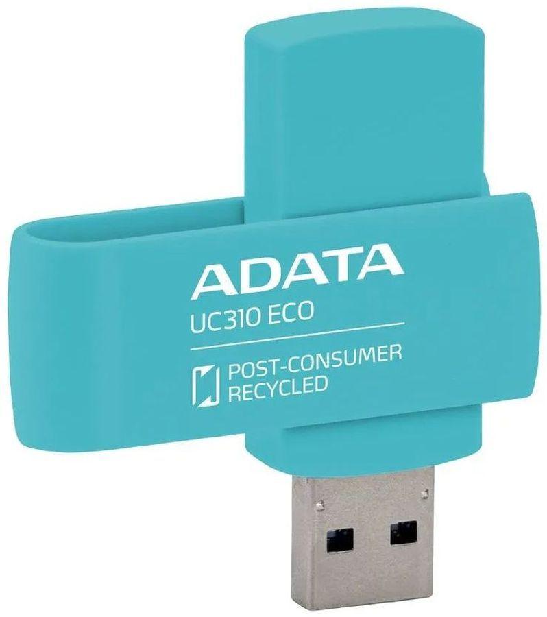 Флеш Диск A-Data 64GB UC310E UC310E-64G-RGN USB3.2 зеленый