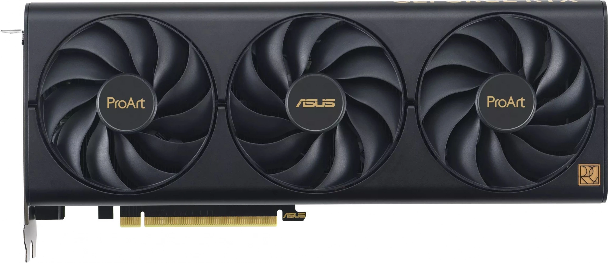 Видеокарта Asus PCI-E 4.0 PROART-RTX4070S-O12G NVIDIA GeForce RTX 4070 Super 12Gb 192bit GDDR6X 2535/21000 HDMIx1 DPx3 HDCP Ret