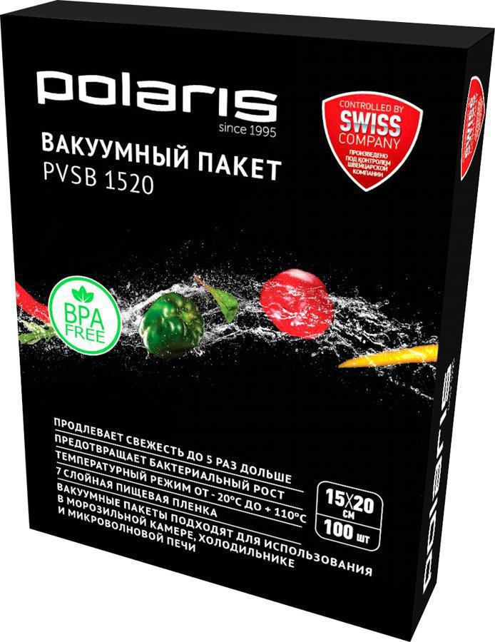 Пакеты для вакуумной упаковки Polaris PVSB 1520 для вакуумной упаковки прозрачный