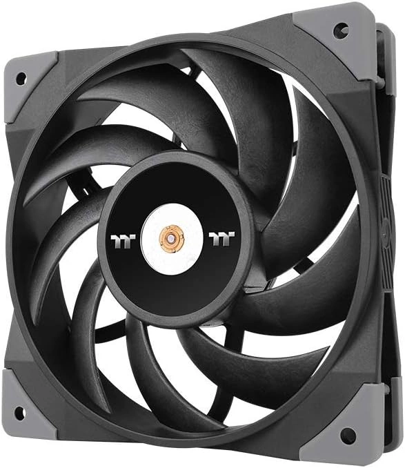 Вентилятор для корпуса Thermaltake Toughfan 12 120х120x25 черный 4-pin 22.3дБ (CL-F117-PL12BL-A) Ret