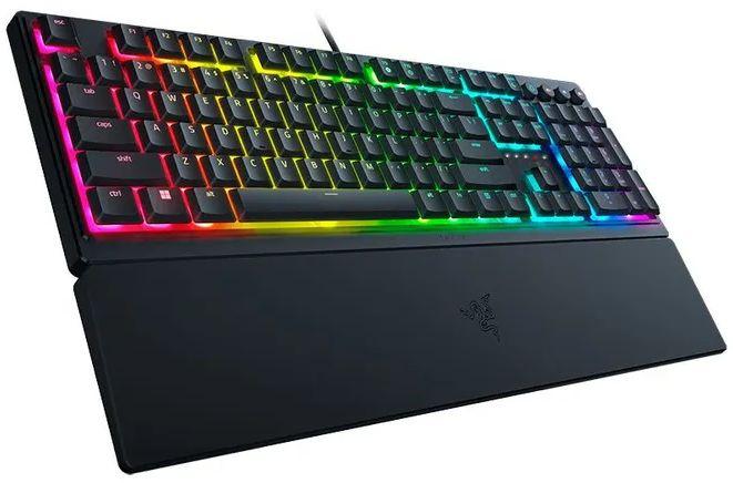 Клавиатура Razer Ornata V3 Tenkeyless механическая черный USB Multimedia for gamer LED (подставка для запястий) (RZ03-04881600-R3R1)