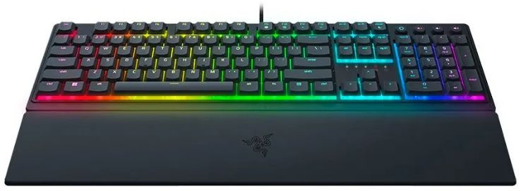 Клавиатура Razer Ornata V3 Tenkeyless механическая черный USB Multimedia for gamer LED (подставка для запястий) (RZ03-04881600-R3R1)