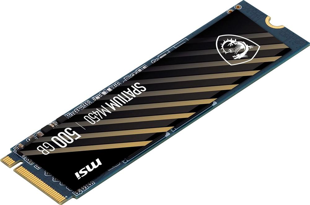 Накопитель SSD MSI PCIe 4.0 x4 500GB S78-440K220-P83 M450 Spatium M.2 2280