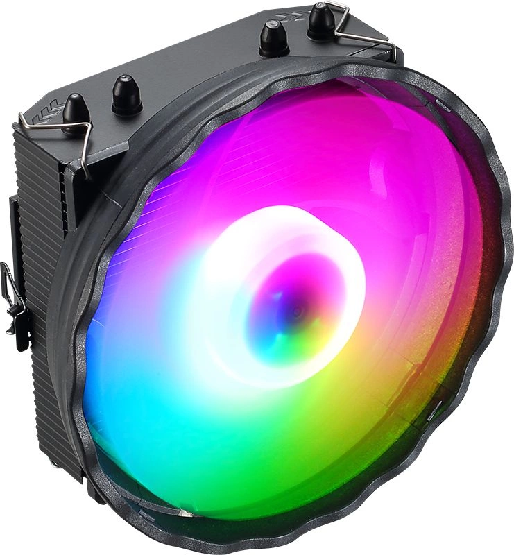 Устройство охлаждения(кулер) Formula Astral Plus FRPW 4P RGB Soc-AM5/AM4/1200/1700/1851 черный 4-pin 17-34dB Al+Cu 150W 400gr Ret