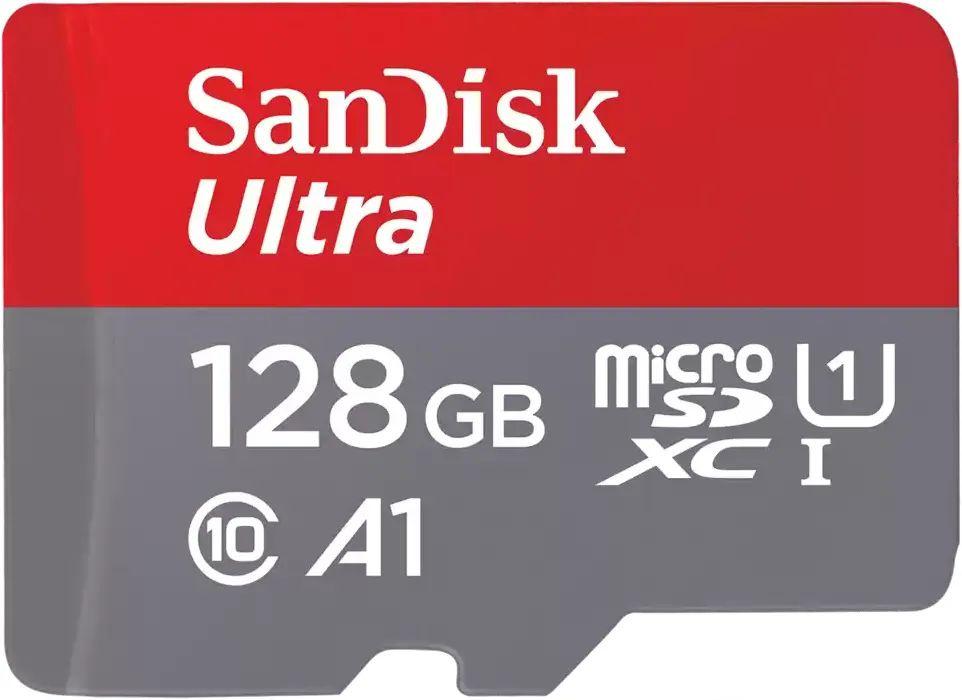 Флеш карта microSDXC 128GB Sandisk SDSQUAB-128G-GN6MN Ultra w/o adapter