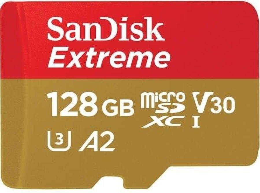 Флеш карта microSDXC 128GB Sandisk SDSQXAA-128G-GN6MN Extreme w/o adapter