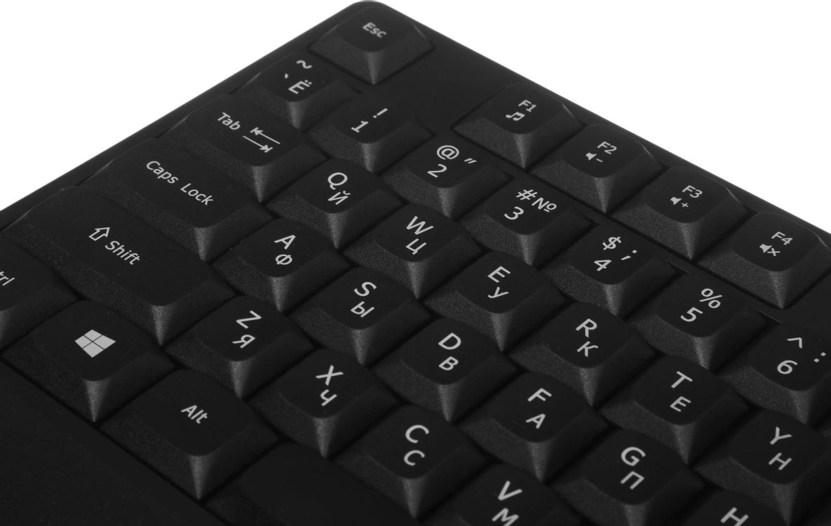 Клавиатура Defender Atom HB-546 черный USB (подставка для запястий) (45546) кабель 1.8м