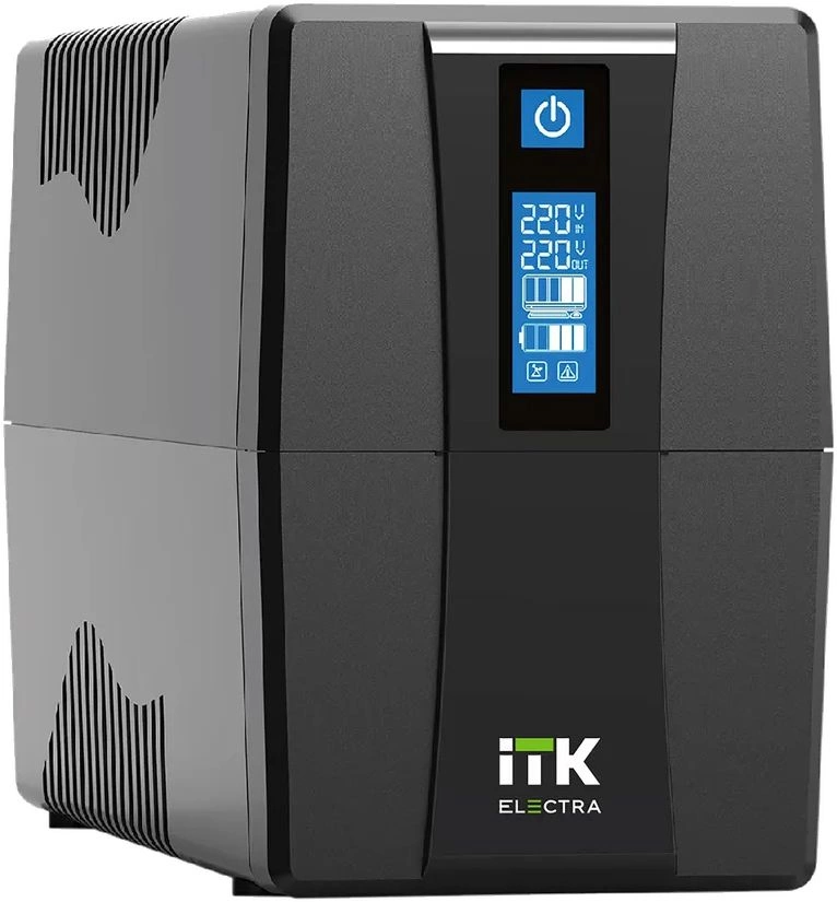Источник бесперебойного питания ITK Electra EET-1000VA-1-002-S 600Вт 1000ВА черный