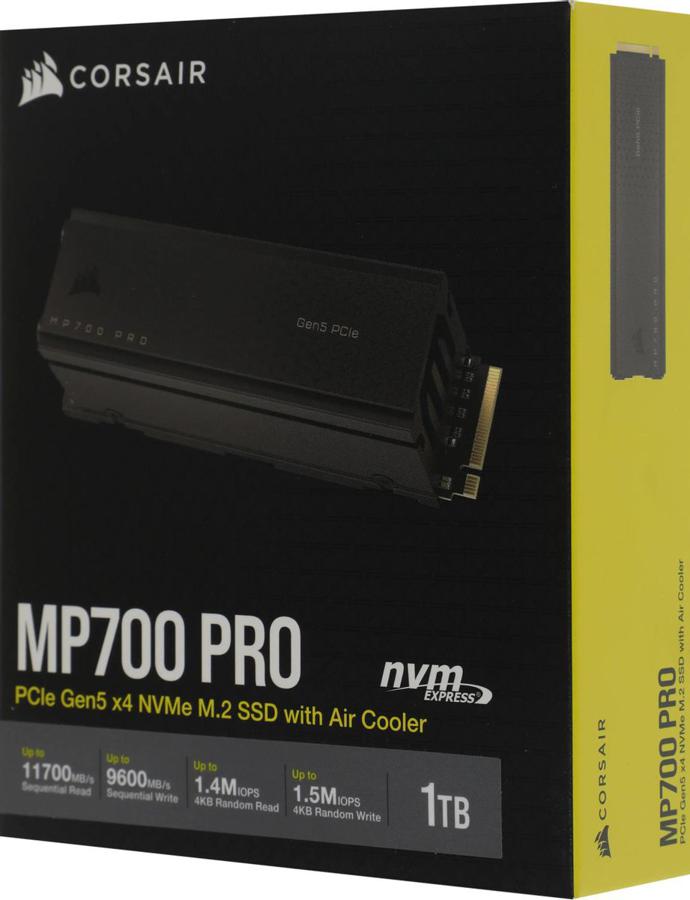 Накопитель SSD Corsair PCIe 5.0 x4 1TB MP700 Pro M.2 2280