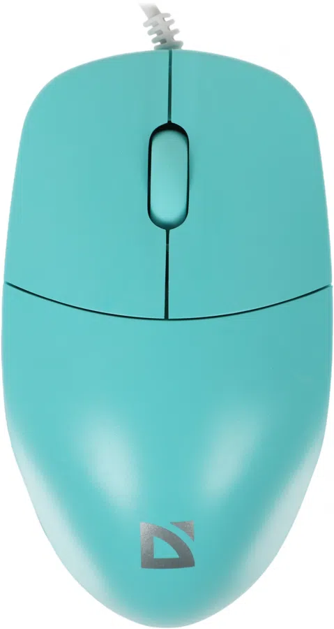Мышь Defender Azora MB-241 голубой оптическая 1200dpi silent USB 2but (52243)