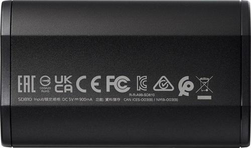 Накопитель SSD A-Data USB-C 1TB SD810-1000G-CBK SD810 черный