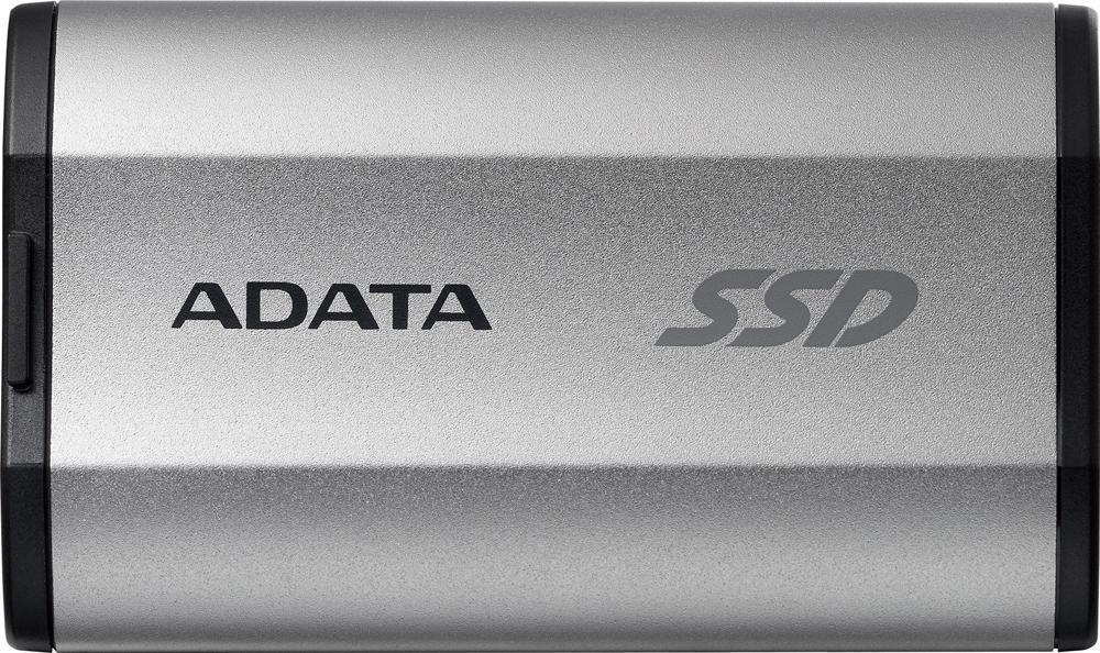 Накопитель SSD A-Data USB-C 4TB SD810-4000G-CSG SD810 1.8" серый