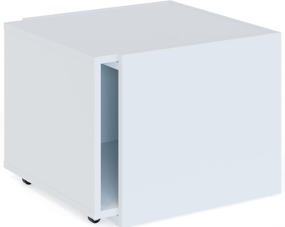 Стол журнальный Сокол СЖ-11 раздвиж. столешница ЛДСП белый (00-00013623)
