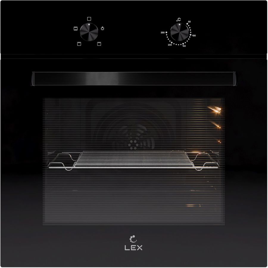 Духовой шкаф Электрический Lex EDM 040 BBL черный