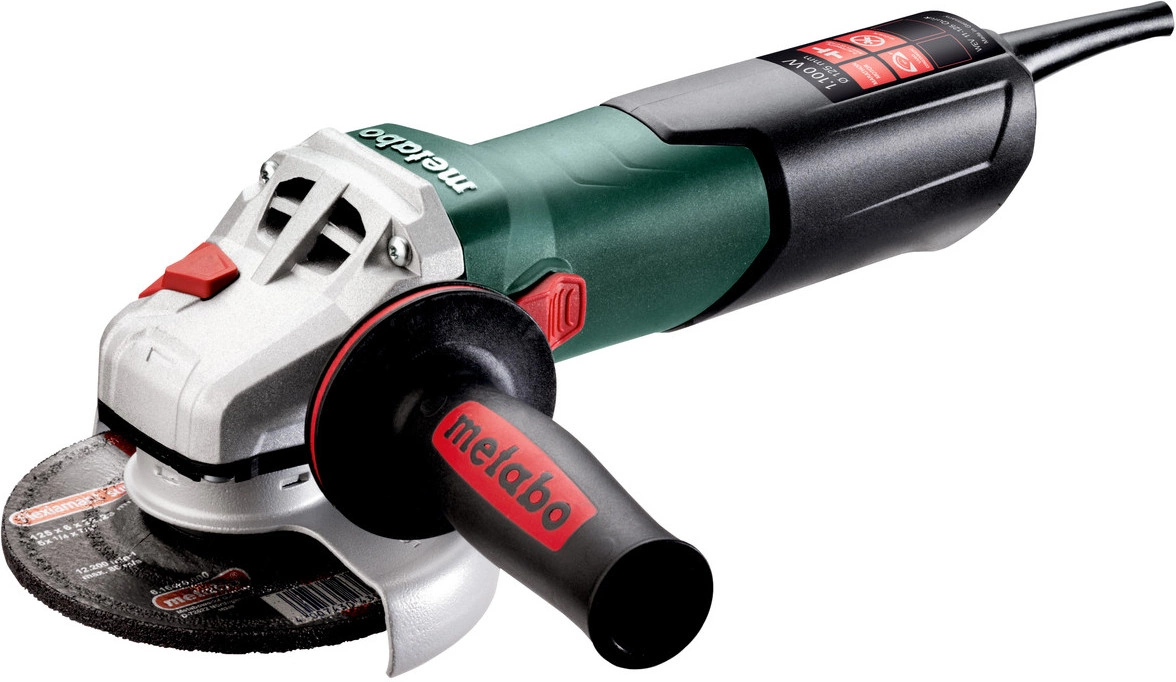 Углошлифовальная машина Metabo WEV 11-125 Quick 1100Вт 10500об/мин рез.шпин.:M14 d=125мм жестк.кейс (603625500)