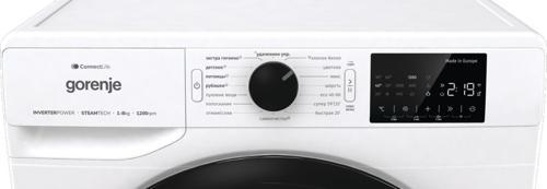 Стиральная машина Gorenje WPNEI82SBSWIFI/C класс: A+++ загр.фронтальная макс.:8кг белый инвертор