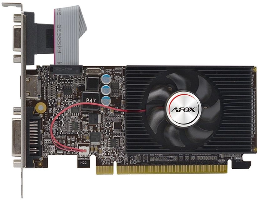 Видеокарта Afox PCI-E 3.0 AF610-1024D3L7-V6 NVIDIA GeForce GT 610 1Gb 64bit GDDR3 810/1333 DVIx1 HDMIx1 CRTx1 HDCP Ret