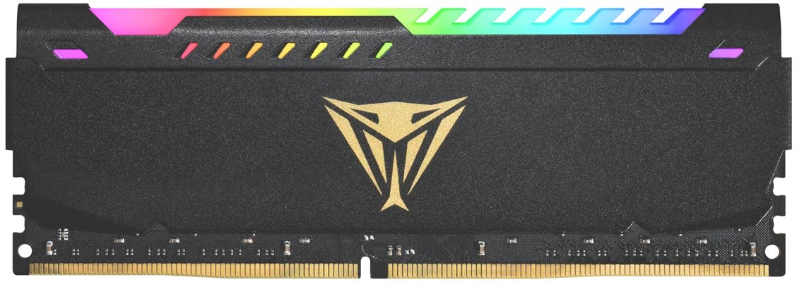 Память DDR4 16GB 3200MHz Patriot PVSR416G320C8 Viper Steel RGB RTL Gaming PC4-25600 CL18 DIMM 288-pin 1.35В dual rank с радиатором Ret