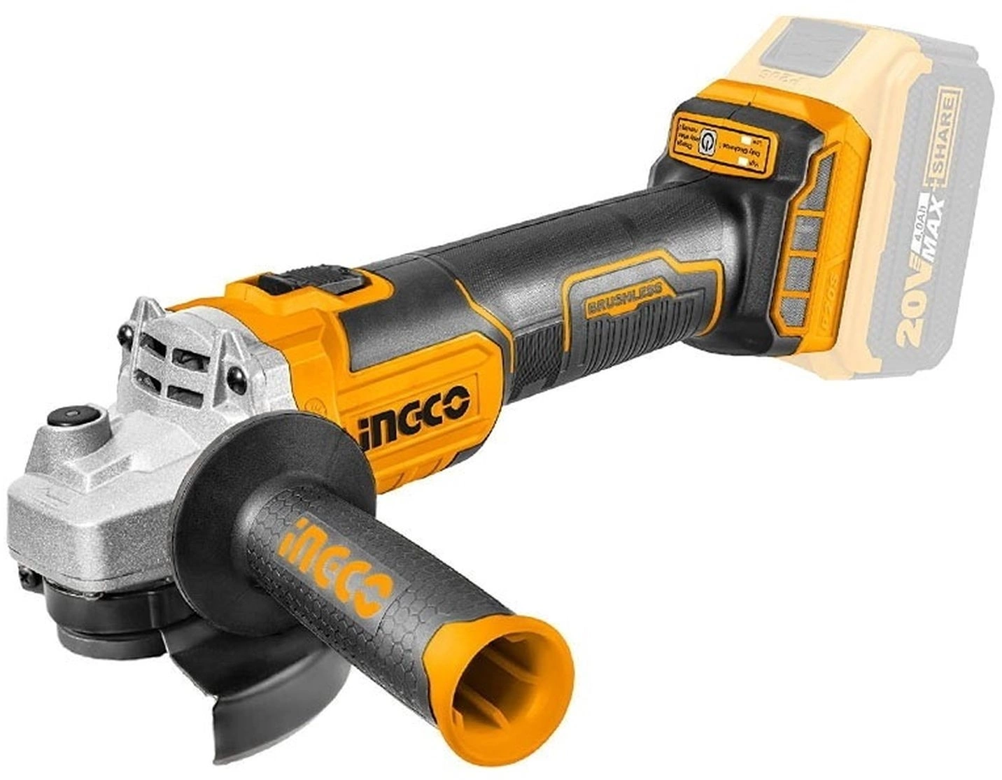 Углошлифовальная машина Ingco CAGLI201258 8500об/мин рез.шпин.:M14 d=125мм