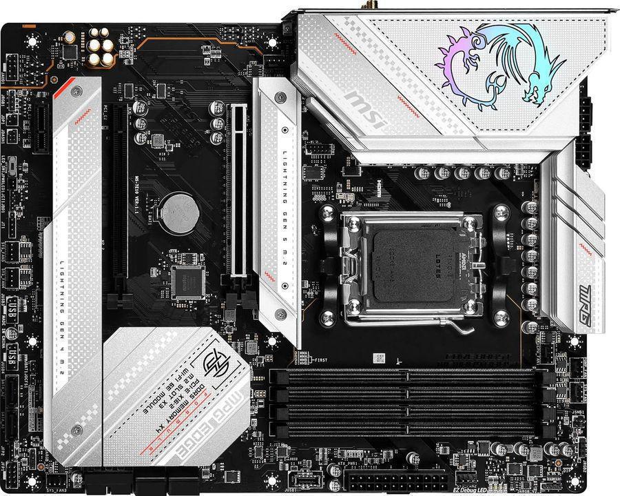 Материнская плата MSI MPG B650 EDGE WIFI SocketAM5 AMD B650 4xDDR5 ATX AC`97 8ch(7.1) 2.5Gg RAID+HDMI+DP