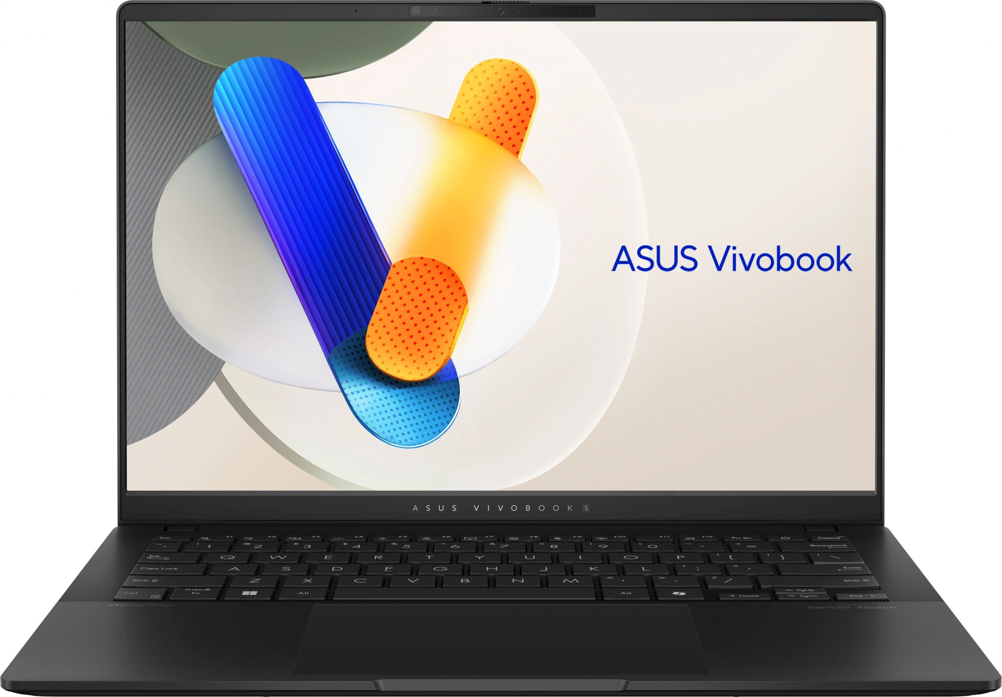 Ноутбук Asus VivoBook S14 OLED M5406NA-QD109 Ryzen 5 7535HS 16Gb SSD1Tb AMD Radeon 14" OLED WUXGA (1920x1200) noOS black WiFi BT Cam (90NB1493-M006B0)