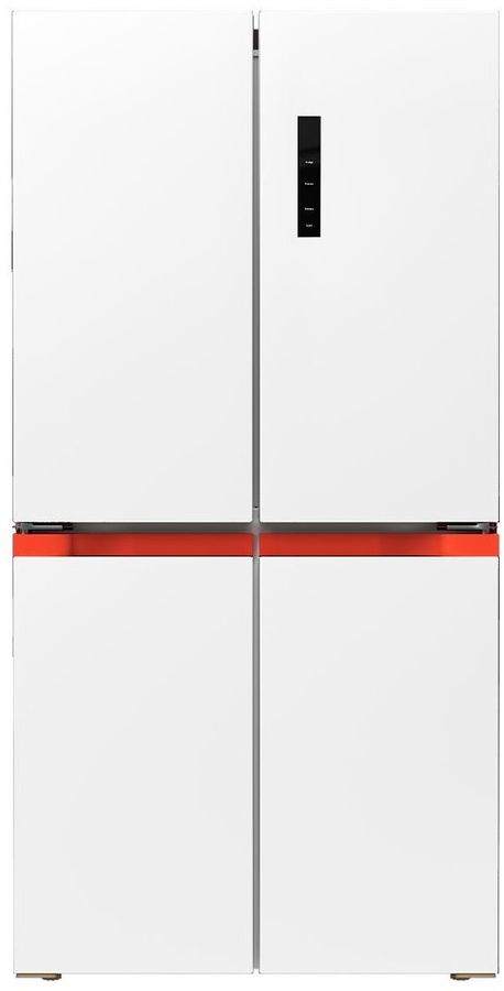 Холодильник Lex LCD505WOrID 2-хкамерн. белый/оранжевый инвертер