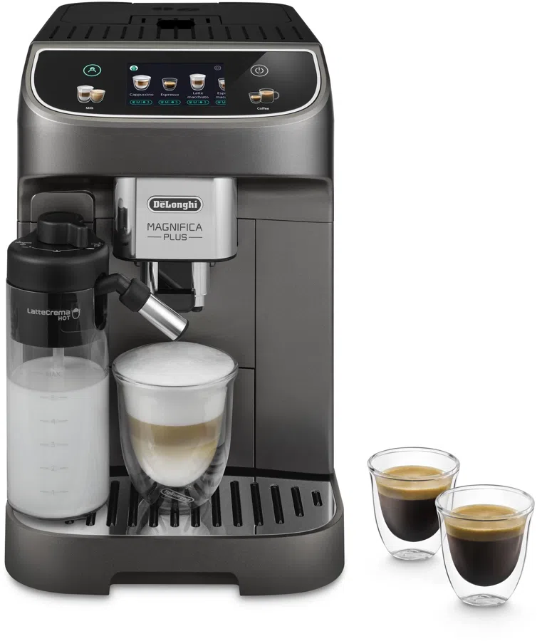 Кофемашина Delonghi Magnifica Plus ECAM320.70.TB 1450Вт титановый/черный