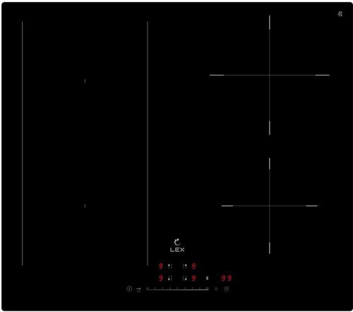 Индукционная варочная поверхность Lex EVI 641A BL черный