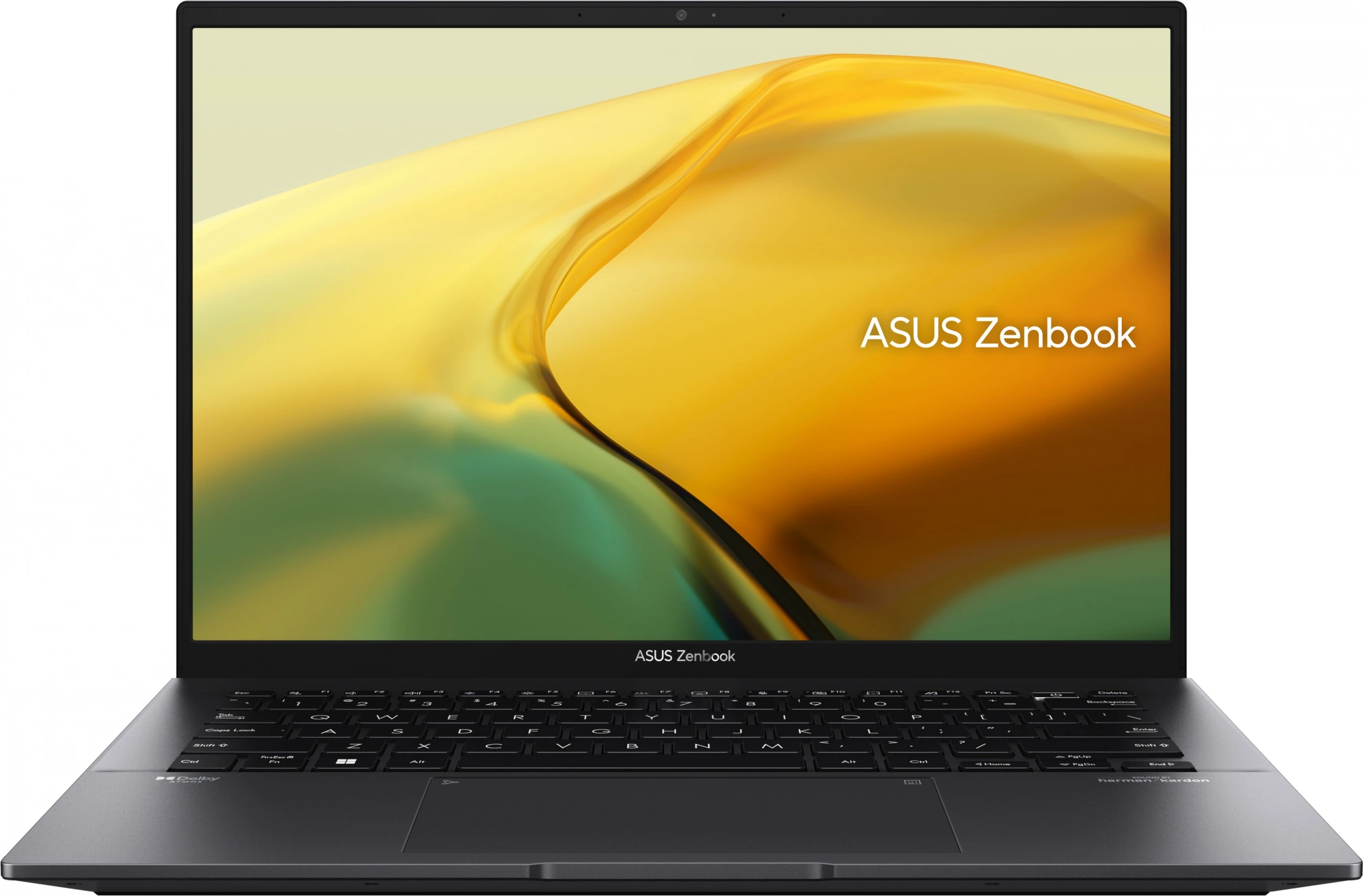 Ноутбук Asus Zenbook 14 UM3402YA-KP854 Ryzen 5 7430U 16Gb SSD512Gb AMD Radeon 14" IPS WQXGA (2560x1600) noOS black WiFi BT Cam Bag (90NB0W95-M01KZ0)