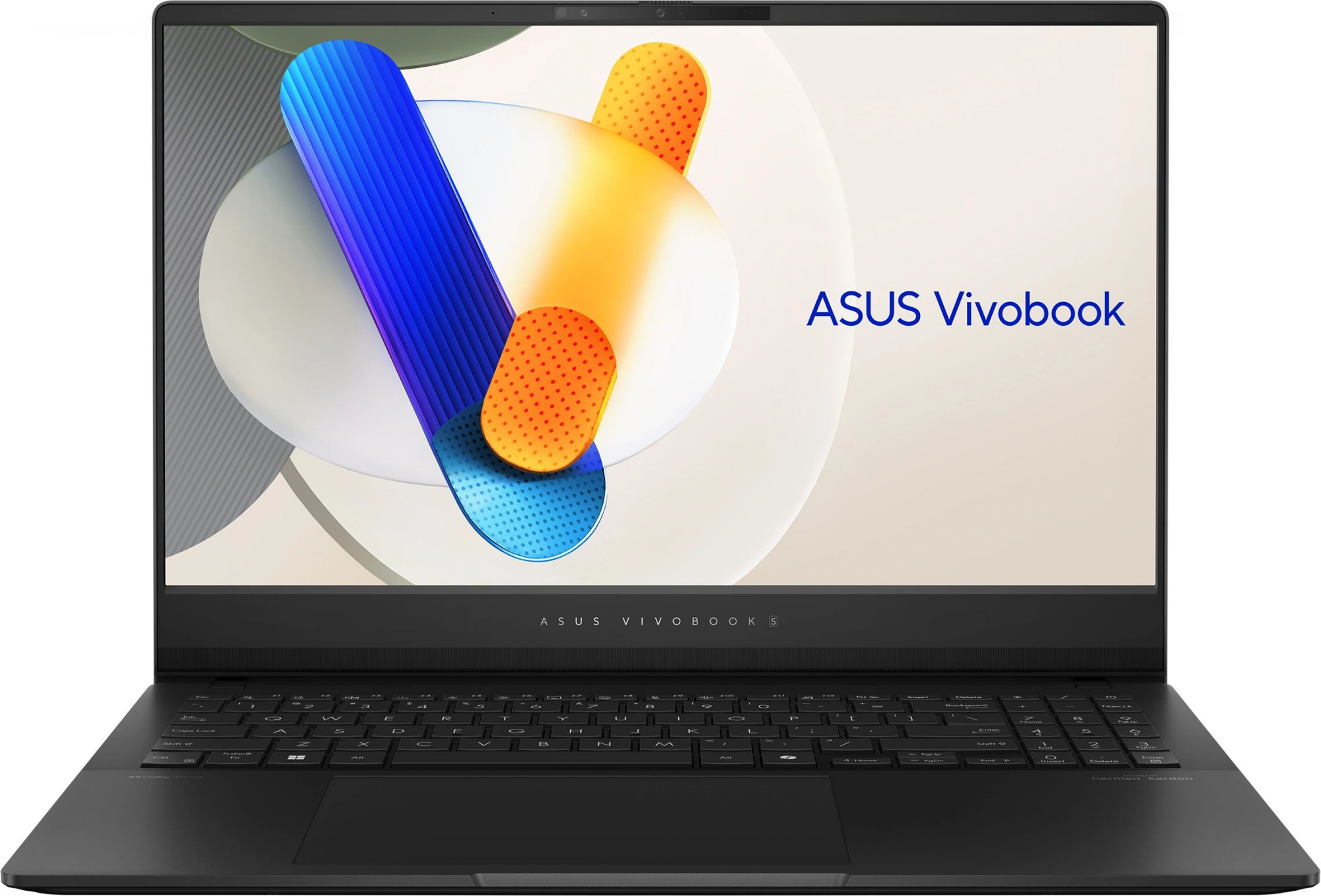 Ноутбук Asus Vivobook S 15 OLED S5506MA-MA070W Core Ultra 9 185H 16Gb SSD1Tb Intel Arc 15.6" OLED 3K (2880x1620) Windows 11 Home black WiFi BT Cam (_90NB14E1-M00550)