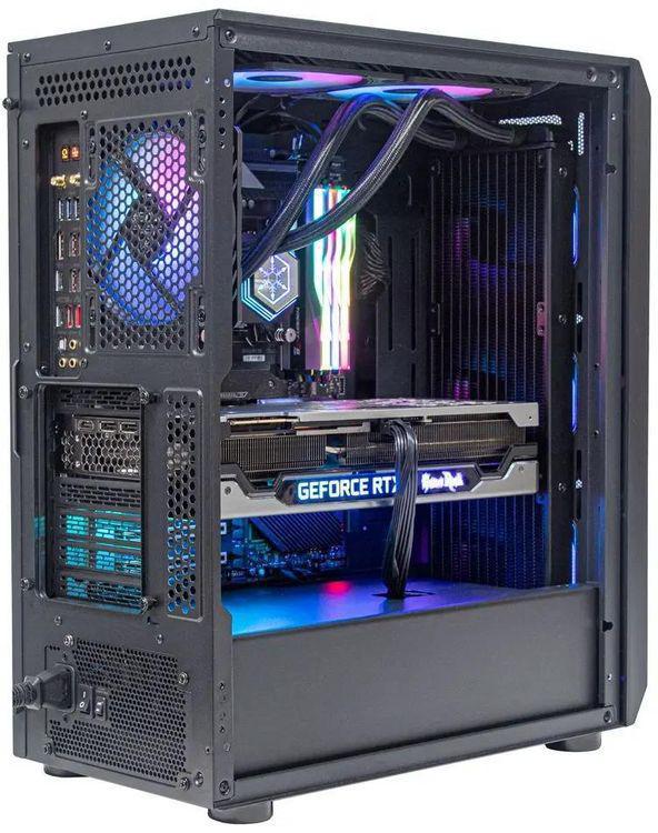 Корпус Silverstone Fara SST-FA511Z-BG ARGB черный без БП ATX 3x120mm 2xUSB3.0 audio bott PSU