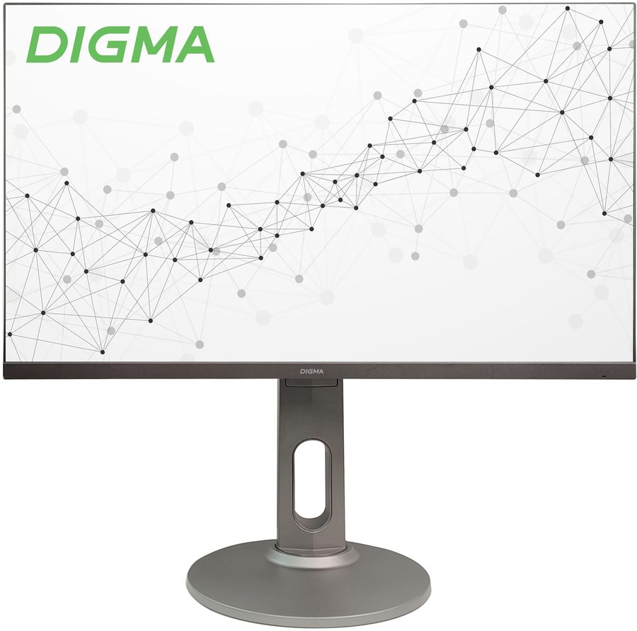 Монитор Digma 27" Progress 27P705Q черный IPS LED 5ms 16:9 HDMI M/M матовая HAS 300cd 178гр/178гр 2560x1440 75Hz FreeSync DP 2K 6.1кг