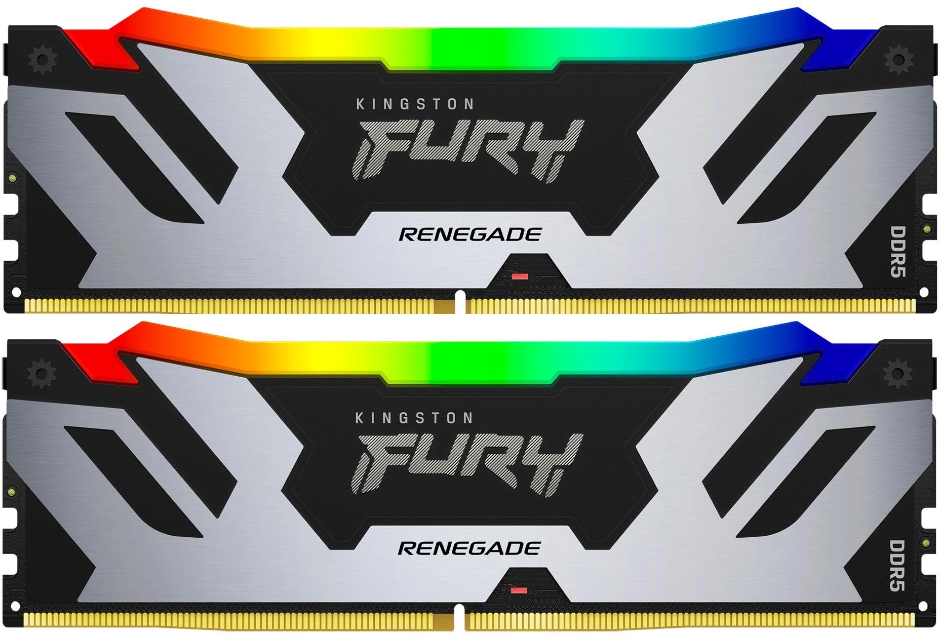 Память DDR5 2x48GB 6400MHz Kingston KF564C32RSAK2-96 Fury Renegade XMP RGB RTL Gaming PC5-51200 CL32 DIMM 288-pin 1.4В dual rank с радиатором Ret