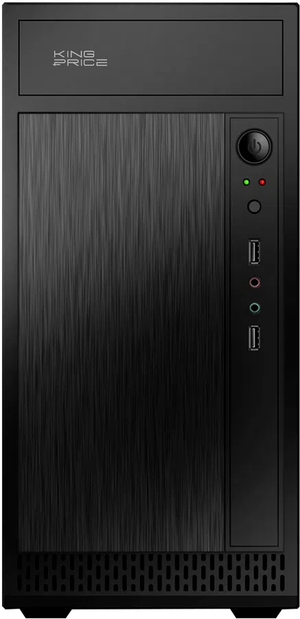 Корпус KingPrice KPCC-MN211 черный без БП mATX 1x80mm 2x120mm 2xUSB2.0 audio
