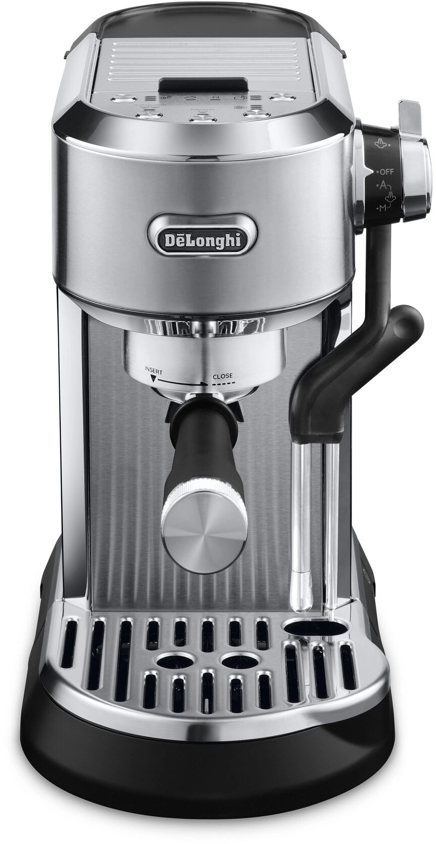Кофеварка рожковая Delonghi EC950.M 1450Вт серебристый