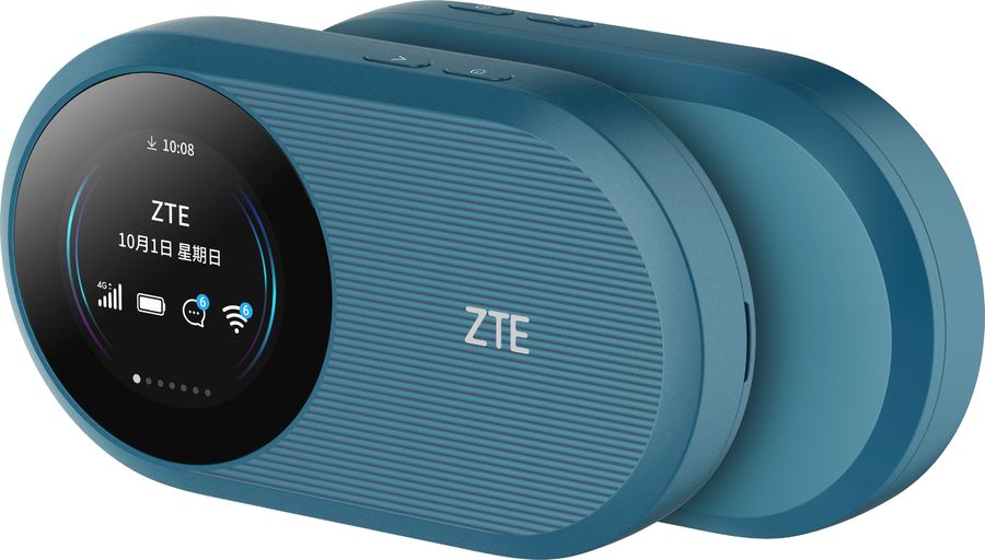 Модем 3G/4G ZTE U10s Pro USB Wi-Fi VPN Firewall +Router внешний темно-синий