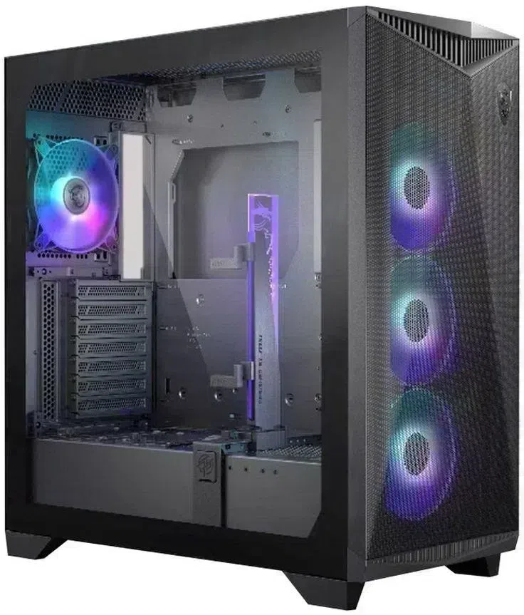 Корпус MSI MPG GUNGNIR 300R черный без БП E-ATX 5x120mm 6x140mm 2xUSB3.1 audio AirDuct bott PSU