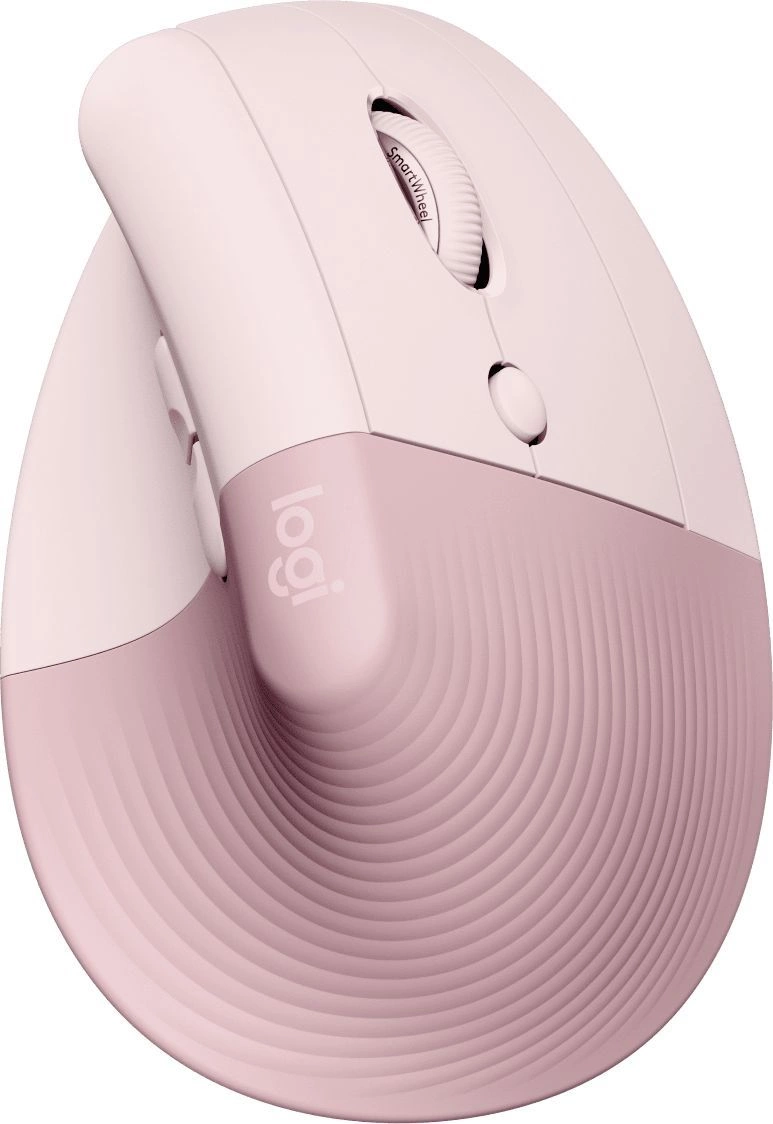 Мышь Logitech Lift розовый оптическая (4000dpi) беспроводная BT/Radio USB (5but)