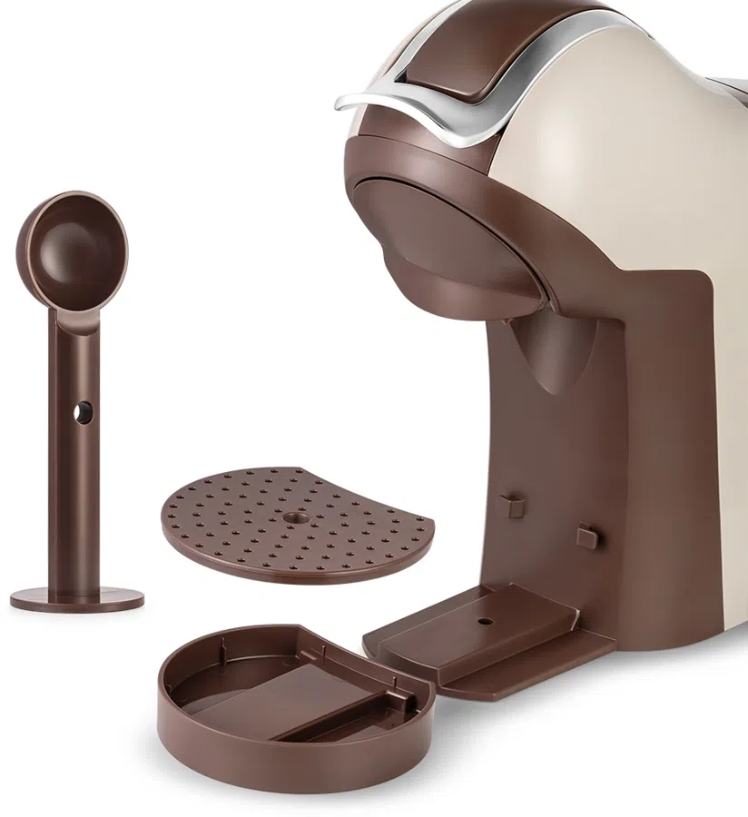 Кофемашина Kitfort КТ-7448 1400Вт коричневый/бежевый