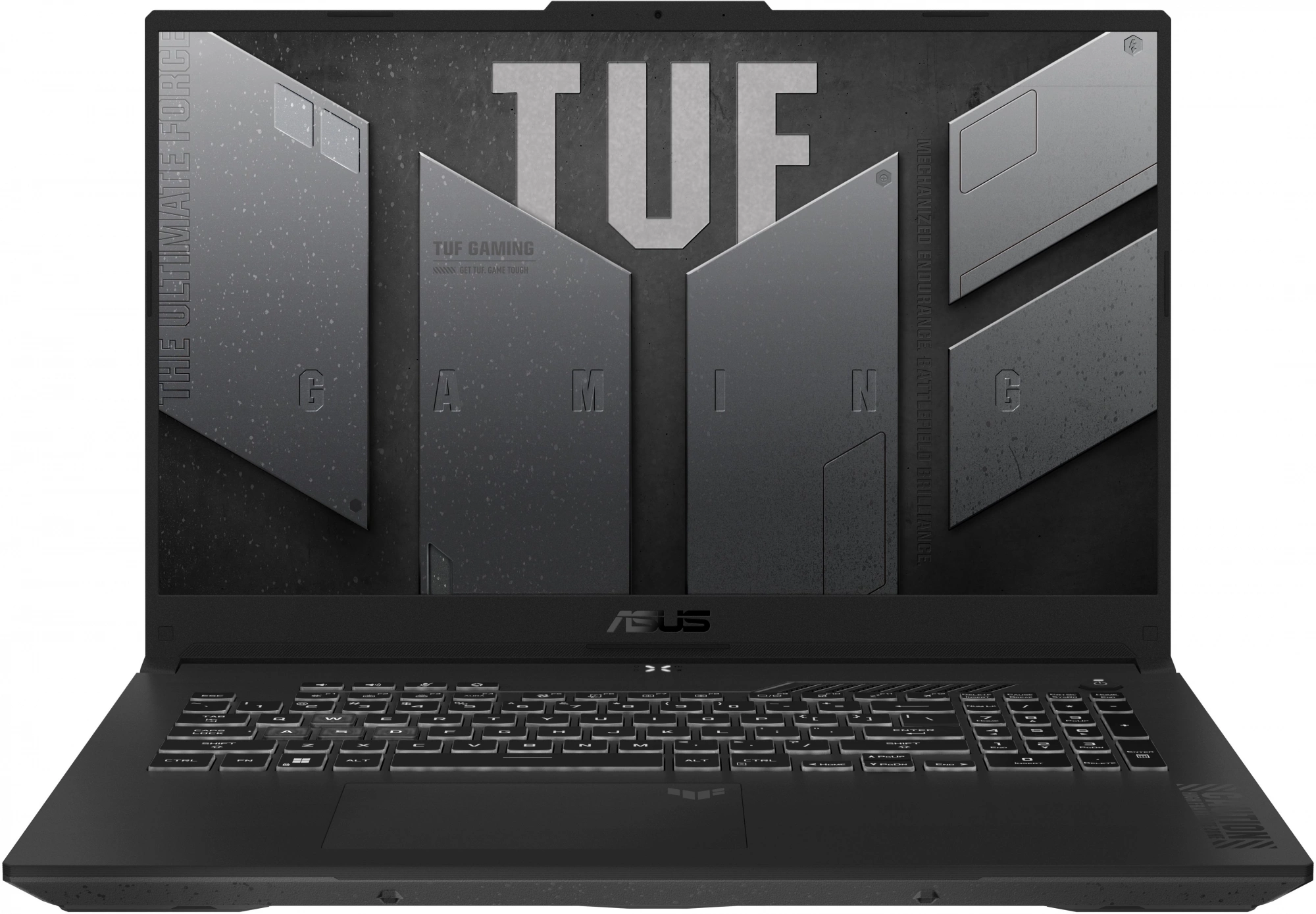 Ноутбук Asus TUF Gaming A17 FA707NV-HX064 Ryzen 5 7535HS 16Gb SSD1Tb NVIDIA GeForce RTX4060 8Gb 17.3" IPS FHD (1920x1080) noOS grey WiFi BT Cam (90NR0E35-M003R0)