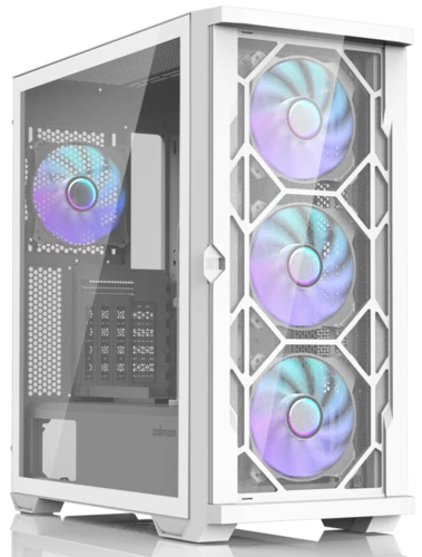 Корпус Zalman Z10 Duo белый без БП ATX 7x120mm 5x140mm audio bott PSU