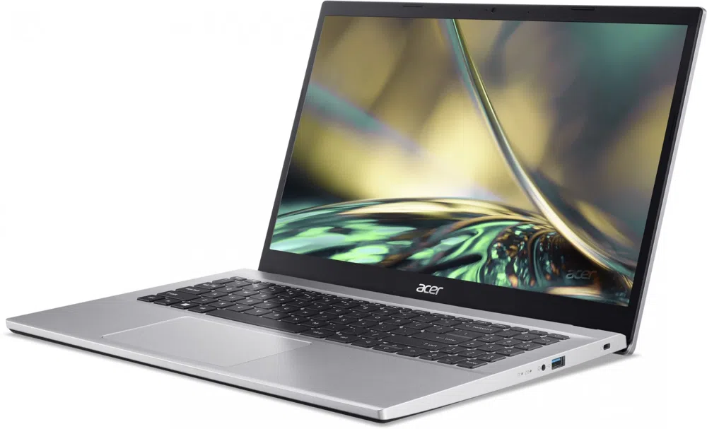Ноутбук Acer Aspire 3 A315-59-39S9 Core i3 1215U 8Gb SSD256Gb Intel UHD Graphics 15.6" TN FHD (1920x1080) Windows 11 Professional silver WiFi BT Cam (NX.K6TEM.004_W)