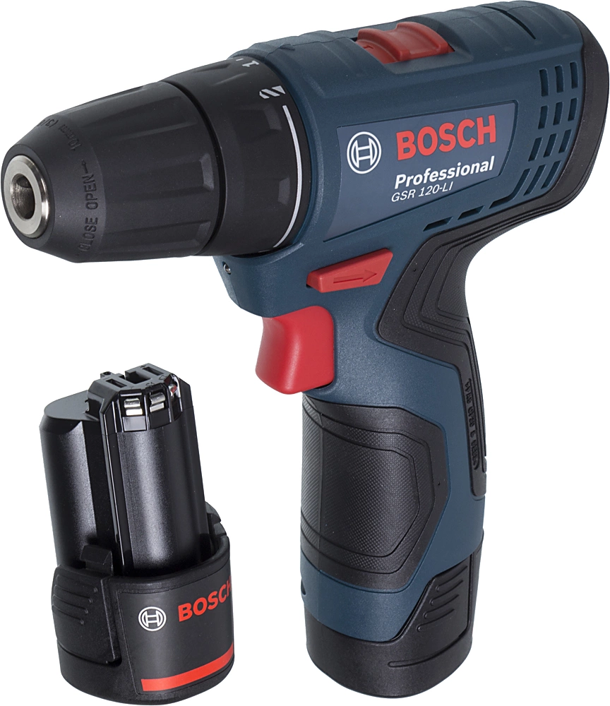 Дрель-шуруповерт Bosch GSR 120-LI аккум. патрон:быстрозажимной (кейс в комплекте) (06019G8000)