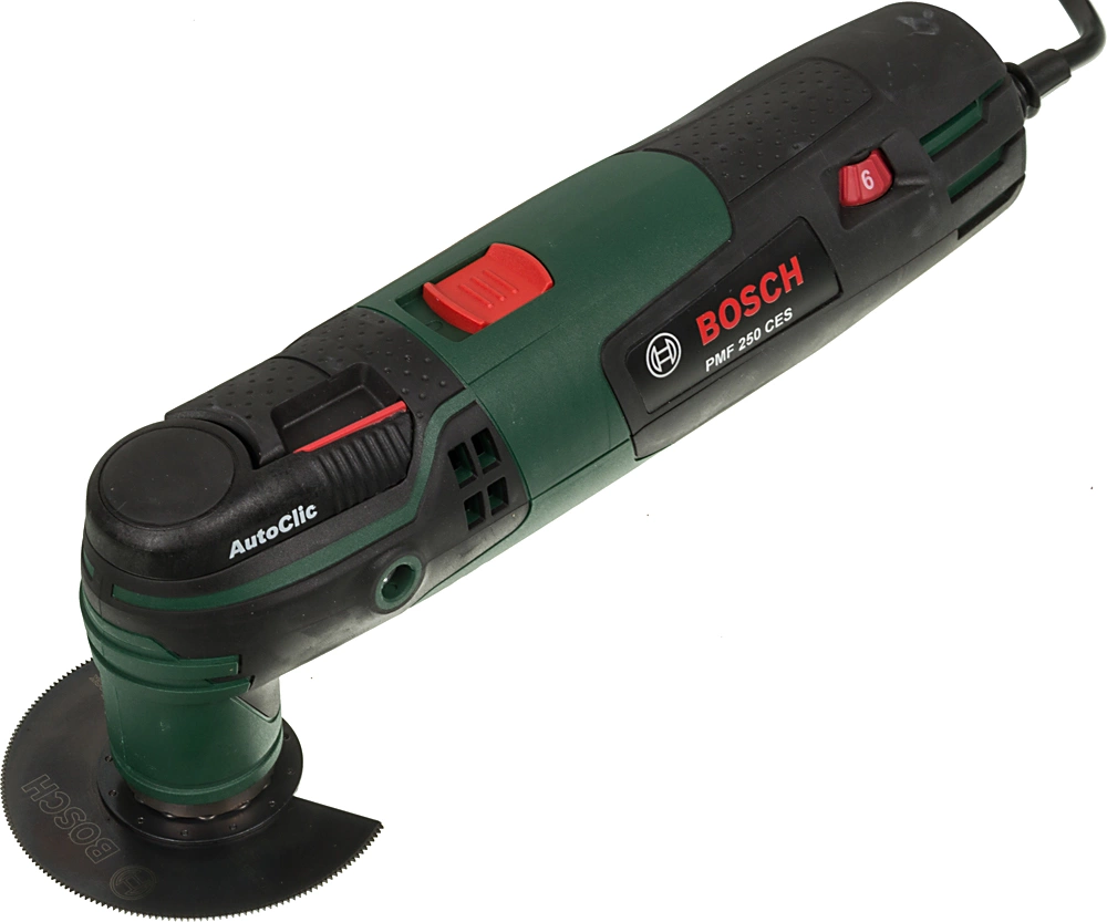 Многофункциональный инструмент Bosch PMF 250 CES 250Вт зеленый/черный (0603102120)